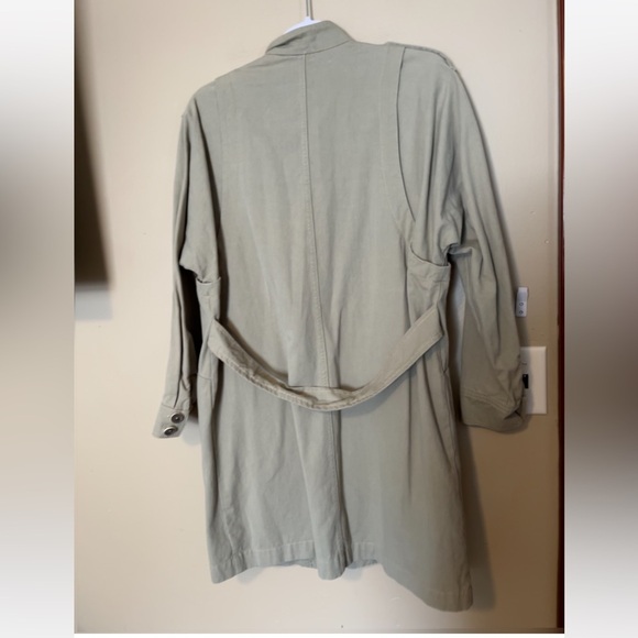 Current Air Military Style Trench Coat - Picture 3 of 5